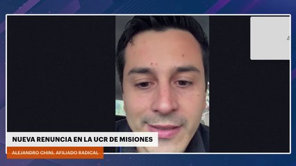 NUEVA RENUNCIA EN LA UCR DE MISIONES