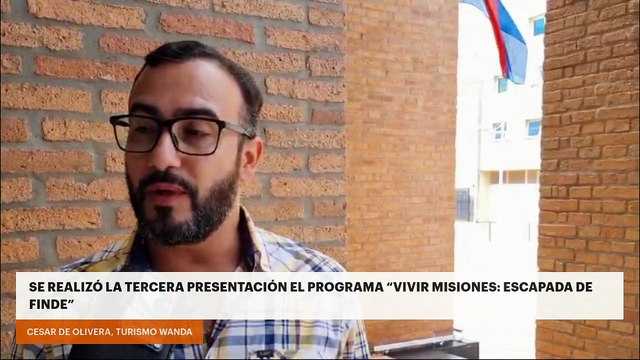 Se realizó la tercera presentación el programa “Vivir Misiones: Escapada de Finde”