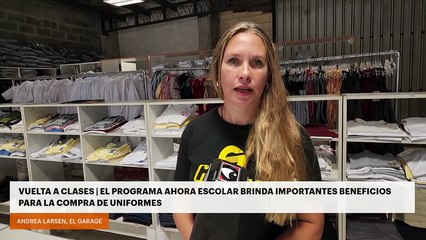 Vuelta a clases | El programa Ahora Escolar brinda importantes beneficios para la compra de uniformes