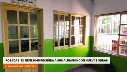 Posadas: el NENI 2045 recibirá a sus alumnos con nuevas obras