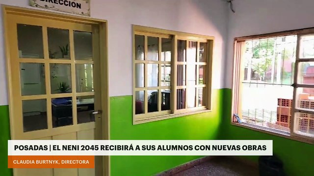 Posadas: el NENI 2045 recibirá a sus alumnos con nuevas obras