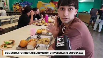 Comenzó a funcionar el comedor universitario en Posadas