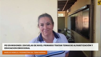 PEI en Misiones | Escuelas de nivel primario tratan temas de alfabetización y educación emocional