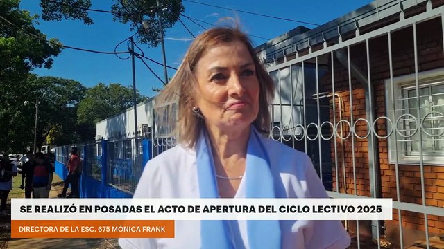 Se realizó en Posadas el acto de apertura del ciclo lectivo 2025 Se realizó en Posadas el acto de apertura del ciclo lectivo 2025