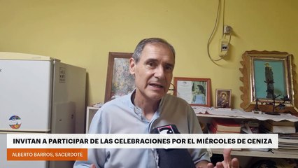 Invitan a participar de las celebraciones por el Miércoles de Ceniza