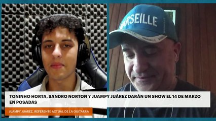 Toninho Horta, Sandro Norton y Juampy Juárez darán un show el 14 de marzo en Posadas