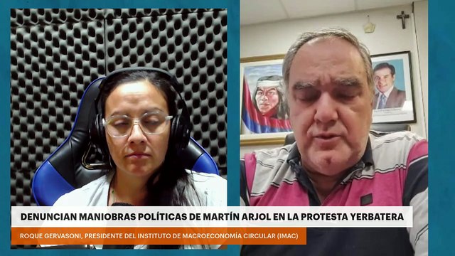 Denuncian maniobras políticas de Martín Arjol en la protesta yerbatera