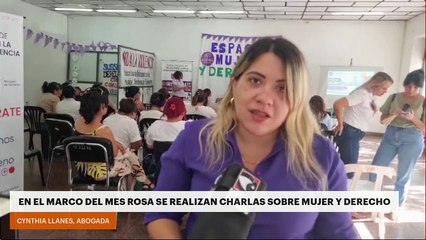 En el marco del mes rosa, se realizarán charlas sobre mujer y derecho