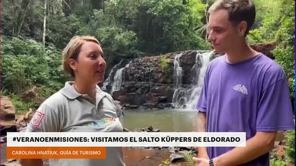 #VeranoenMisiones: visitamos el Salto Küppers de Eldorado