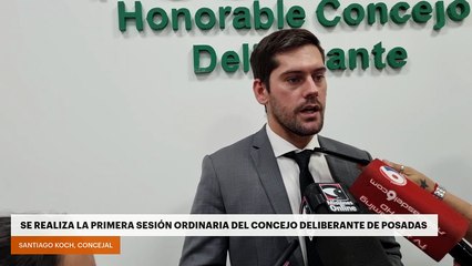 Se realiza la primera sesión ordinaria del Concejo Deliberante de Posadas