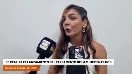 Se realiza el lanzamiento del Parlamento de la Mujer en el HCD