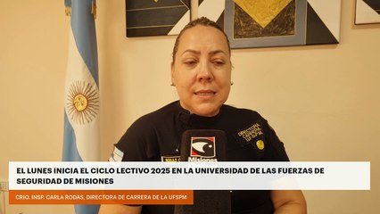 El lunes inicia el ciclo lectivo 2025 en la Universidad de las Fuerzas de Seguridad de Misiones