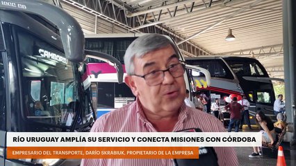 Río Uruguay amplía su servicio y conecta Misiones con Córdoba