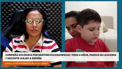 Campaña solidaria por Santino Rzesniowiecki: Tiene 6 años, padece de leucemia y necesita viajar a España