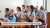 La Selección Argentina de Vóley U19 está en Leandro N. Alem