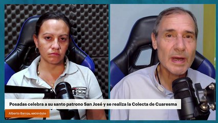 Posadas celebra a su santo patrono San José y se realiza la Colecta de Cuaresma