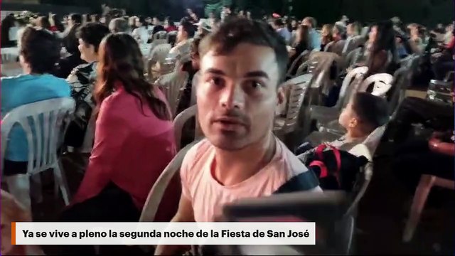 Ya se vive a pleno la segunda noche de la Fiesta de San José