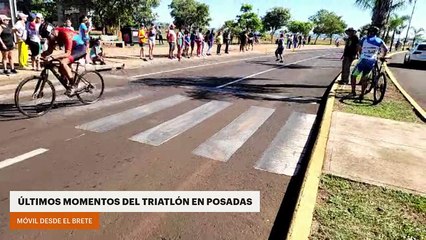 Últimos momentos del Triatlón en Posadas