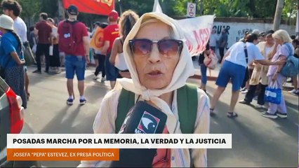 Posadas marcha por la Memoria, la Verdad y la Justicia