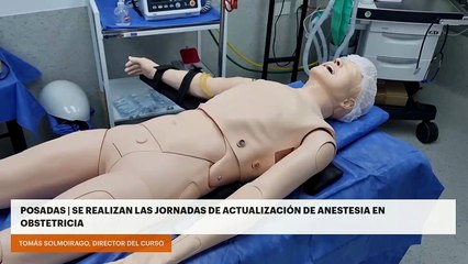 Posadas | Se realizan las jornadas de actualización de anestesia en obstetricia