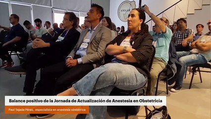 Balance positivo de la Jornada de Actualización de Anestesia en Obstetricia