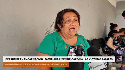 Derrumbe en Encarnación | Familiares identificaron a las víctimas fatales