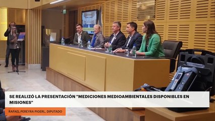 Se realizó la presentación "mediciones medioambientales disponibles en Misiones"