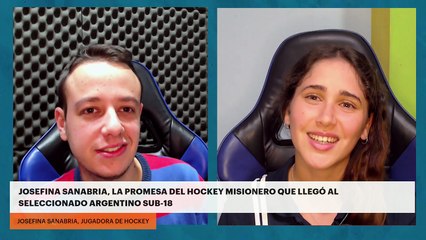 Josefina Sanabria, la promesa del hockey misionero que llegó al seleccionado argentino sub -18