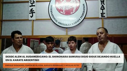 Desde Alem al Sudamericano: el Shinohara Samurai Dojo sigue dejando huella en el Karate argentino