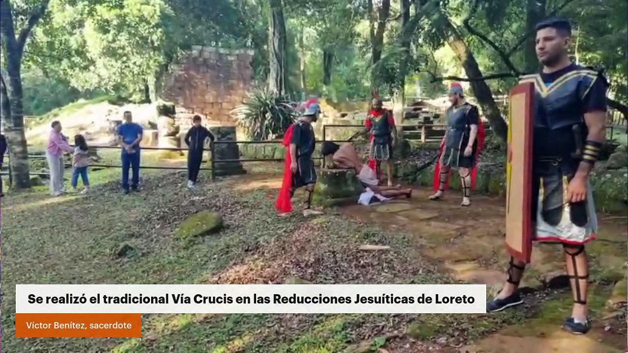 Se realizó el tradicional Vía Crucis en las Reducciones Jesuíticas de Loreto