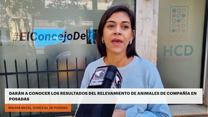 Darán a conocer los resultados del relevamiento de animales de compañía en Posadas