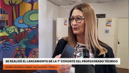 Se realizó el lanzamiento de la 7° cohorte del profesorado técnico
