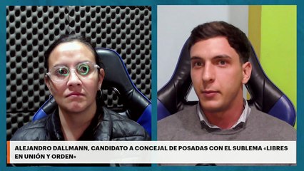 Alejandro Dallmann, candidato a concejal de Posadas con el sublema «Libres en Unión y Orden»