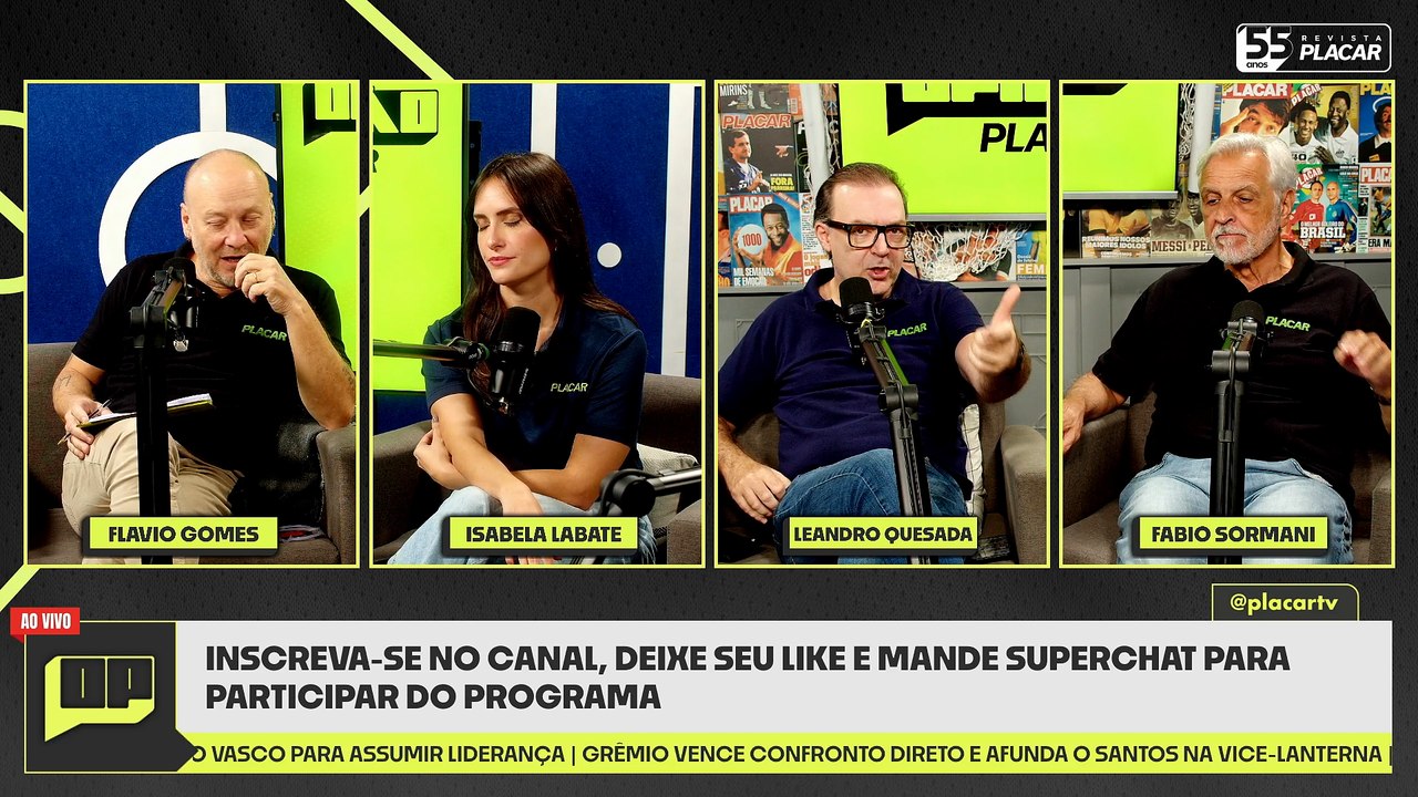 PALMEIRAS LÍDER, CORINTHIANS DÁ SHOW COM DORIVAL, TRICOLOR EMPATA, SANTOS NO Z4 | Opinião Placar