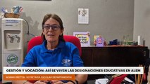 Gestión y vocación: así se viven las designaciones educativas en Alem