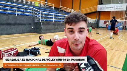 Se realiza el Nacional de vóley sub-18 en Posadas