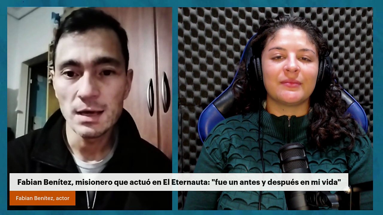 Fabian Benítez, misionero que actuó en El Eternauta: "fue un antes y después en mi vida"
