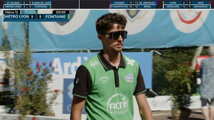 Diffusion en direct de l'étape 7 de la Ligue Sport-Boules M1 2025 - Saint-Jean-Le-Centenier (07) Demi-Finales