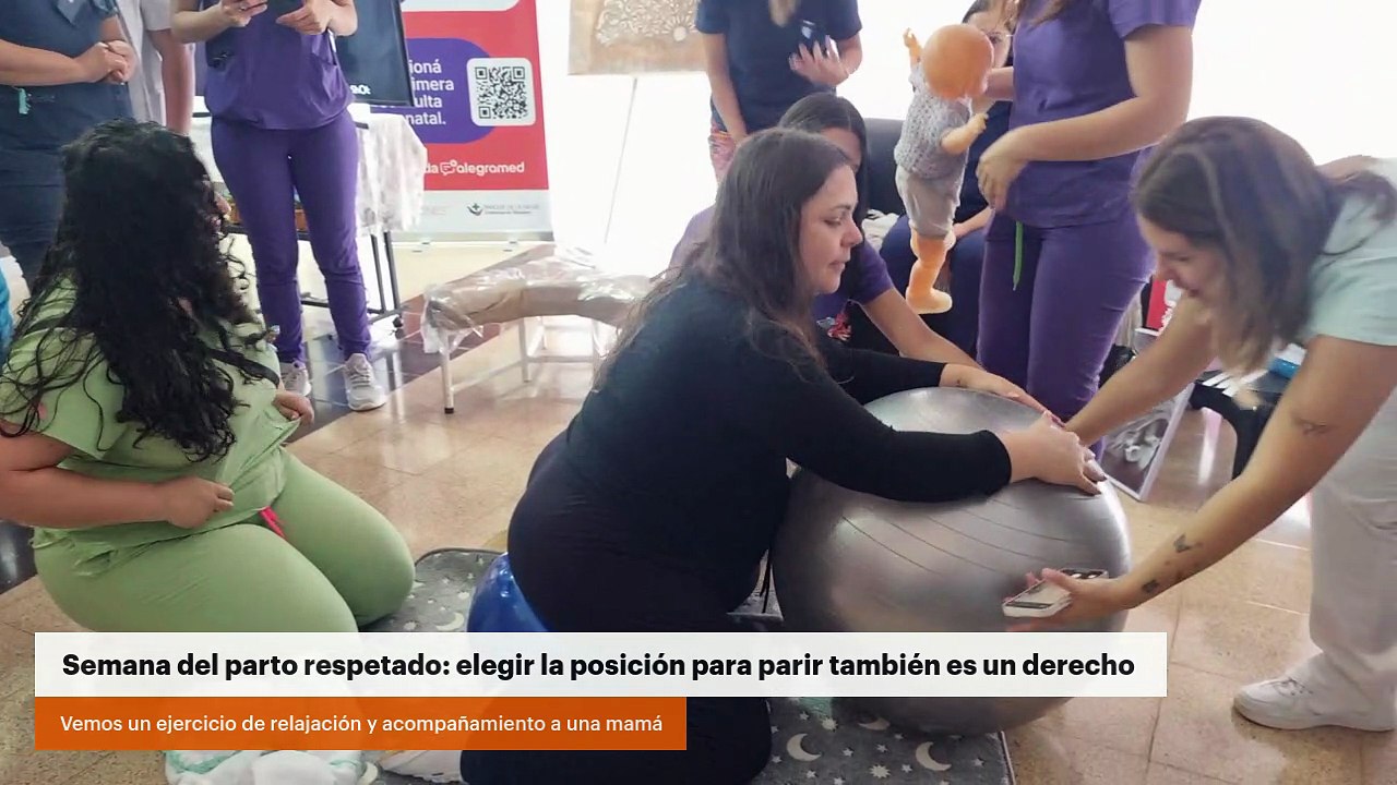Semana del parto respetado: elegir la posición para parir también es un derecho