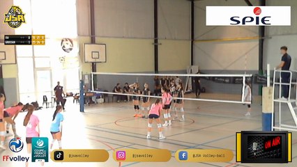 Coupe de France M15F Volley JSA vs Gruissan