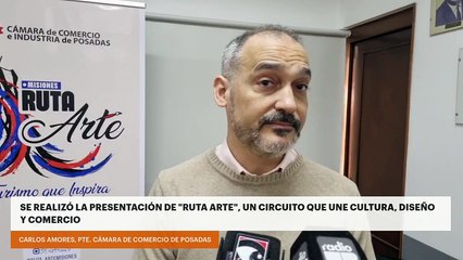 Se realizó la presentación de "Ruta Arte", un circuito que une cultura, diseño y comercio