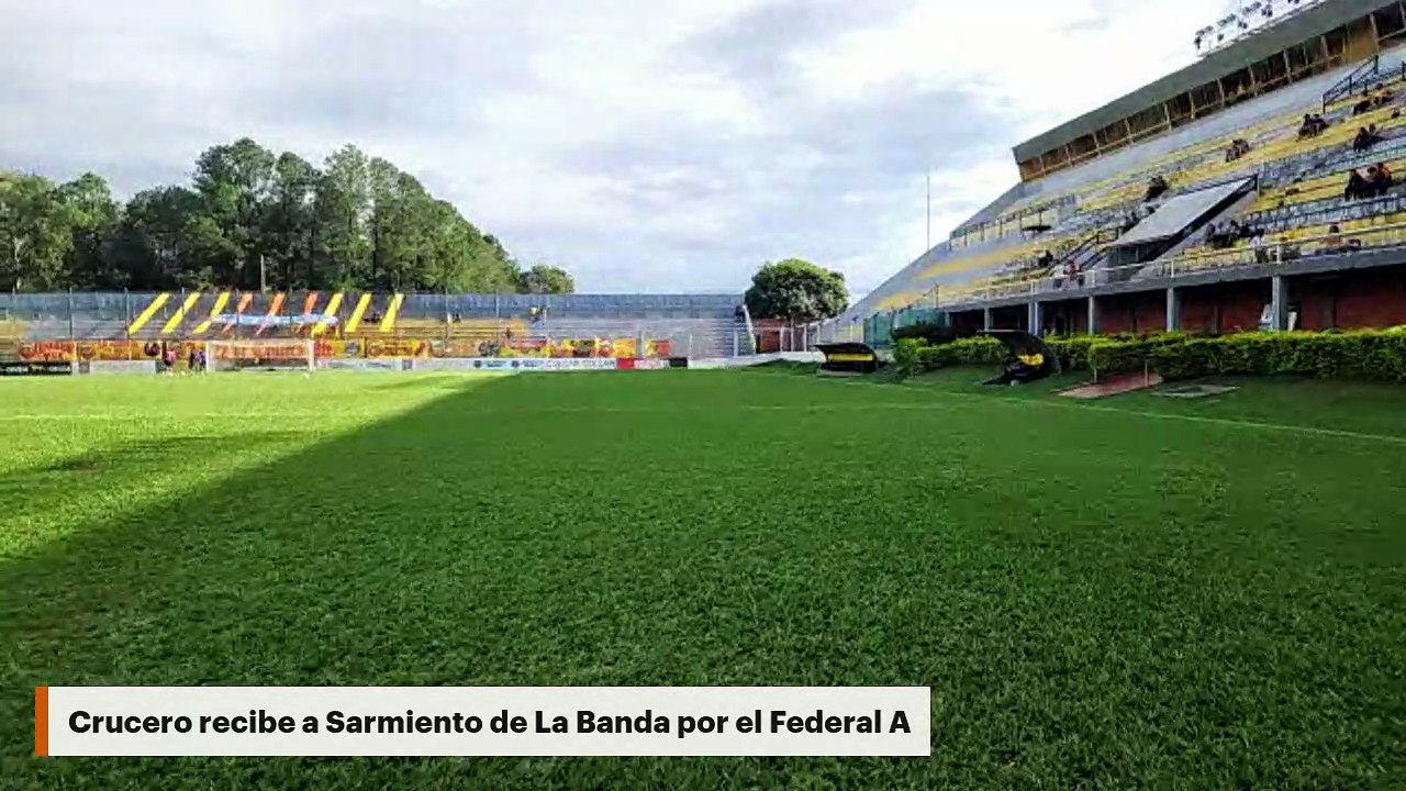 Crucero recibe a Sarmiento de La Banda por el Federal A