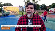 Realizan el domingo patrio en el Parque de las Fiestas