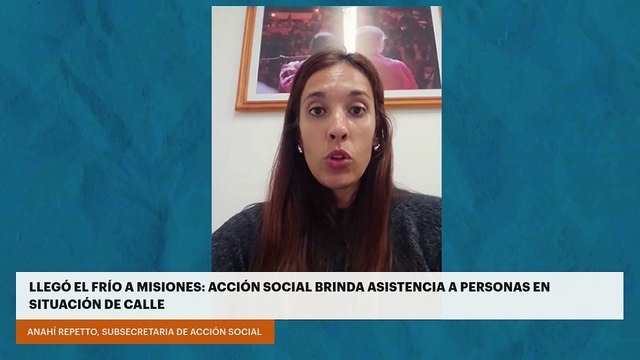 Llegó el frío a Misiones: acción social brinda asistencia a personas en situación de calle