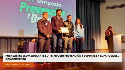 Posadas | Se lleva adelante el 1° Simposio Prevención y Deporte en el Parque del Conocimiento