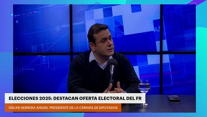 Elecciones 2025: Destacan oferta electoral del FR