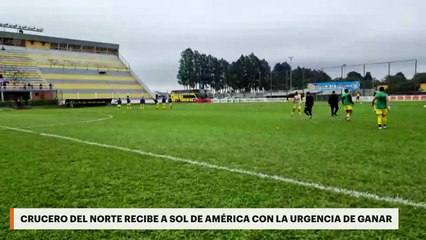 Crucero del Norte recibe a Sol de América con la urgencia de ganar