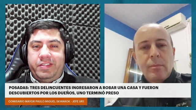 Posadas: tres delincuentes ingresaron a robar una casa y fueron descubiertos por los dueños, uno terminó preso
