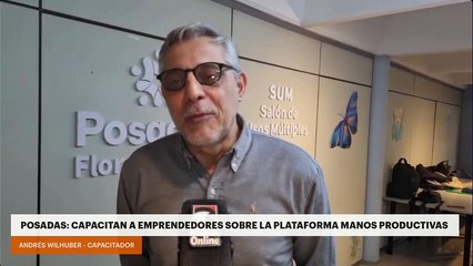 Posadas: capacitan a emprendedores sobre la plataforma "Manos productivas"