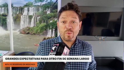 Grandes expectativas para otro fin de semana largo: 80% de reservas en Misiones